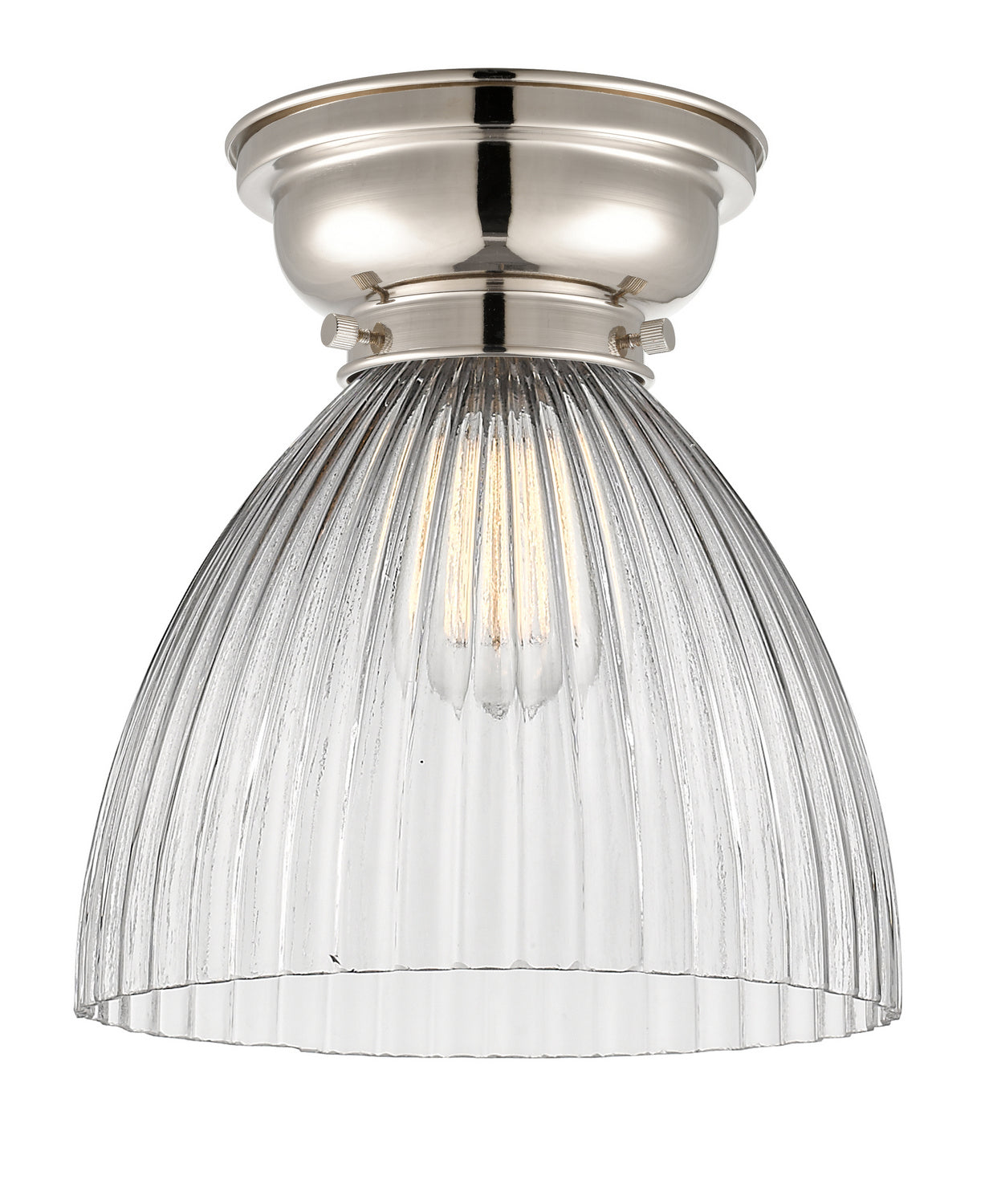 Innovations - 623-1F-PN-G222 - One Light Flush Mount - Franklin Restoration - Polished Nickel