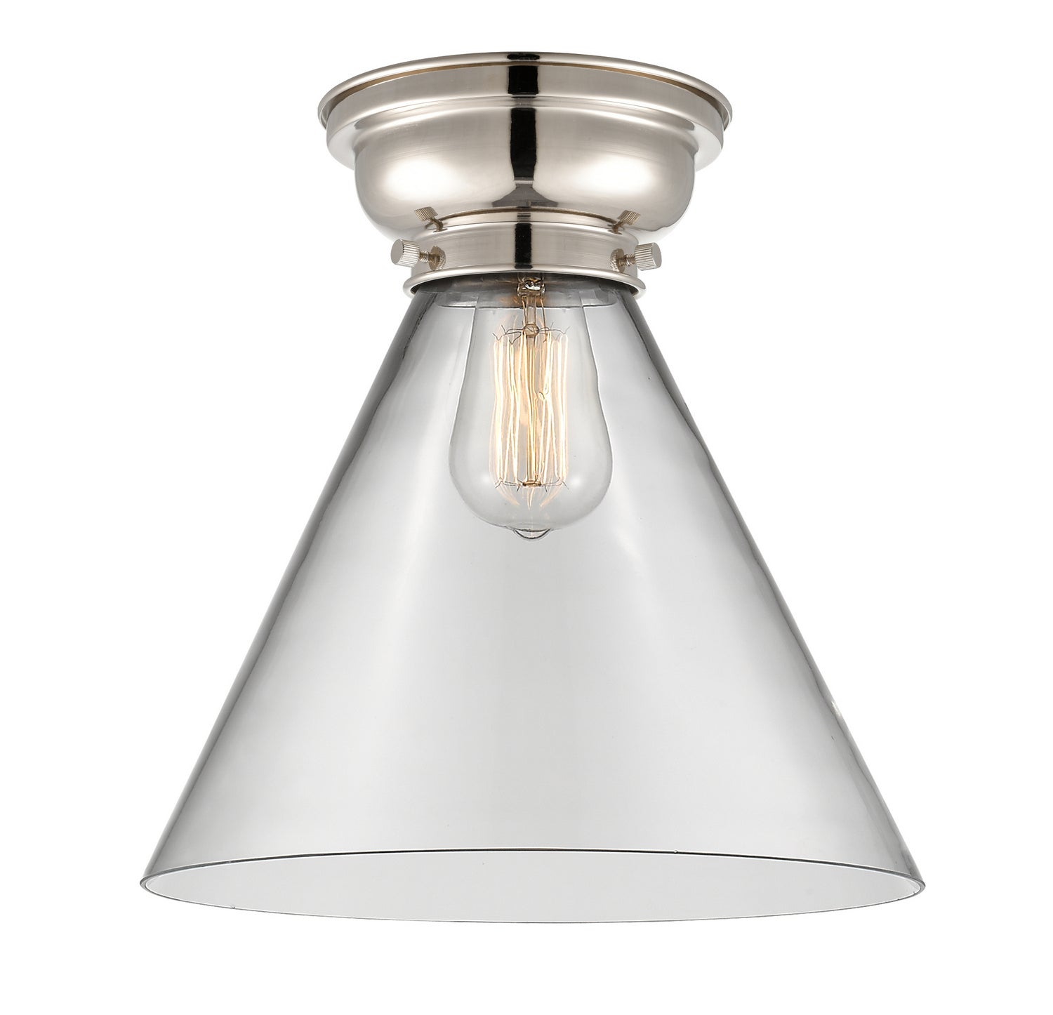 Innovations - 623-1F-PN-G42-L - One Light Flush Mount - Franklin Restoration - Polished Nickel