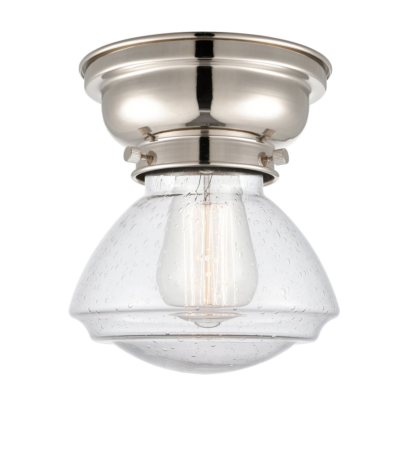 Innovations - 623-1F-PN-G324 - One Light Flush Mount - Franklin Restoration - Polished Nickel