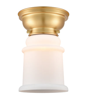 Innovations - 623-1F-SG-G181 - One Light Flush Mount - Franklin Restoration - Satin Gold