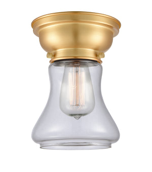 Innovations - 623-1F-SG-G192 - One Light Flush Mount - Franklin Restoration - Satin Gold