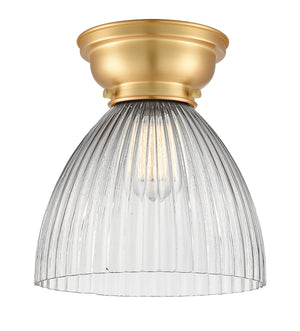 Innovations - 623-1F-SG-G222 - One Light Flush Mount - Franklin Restoration - Satin Gold