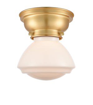 Innovations - 623-1F-SG-G321 - One Light Flush Mount - Franklin Restoration - Satin Gold