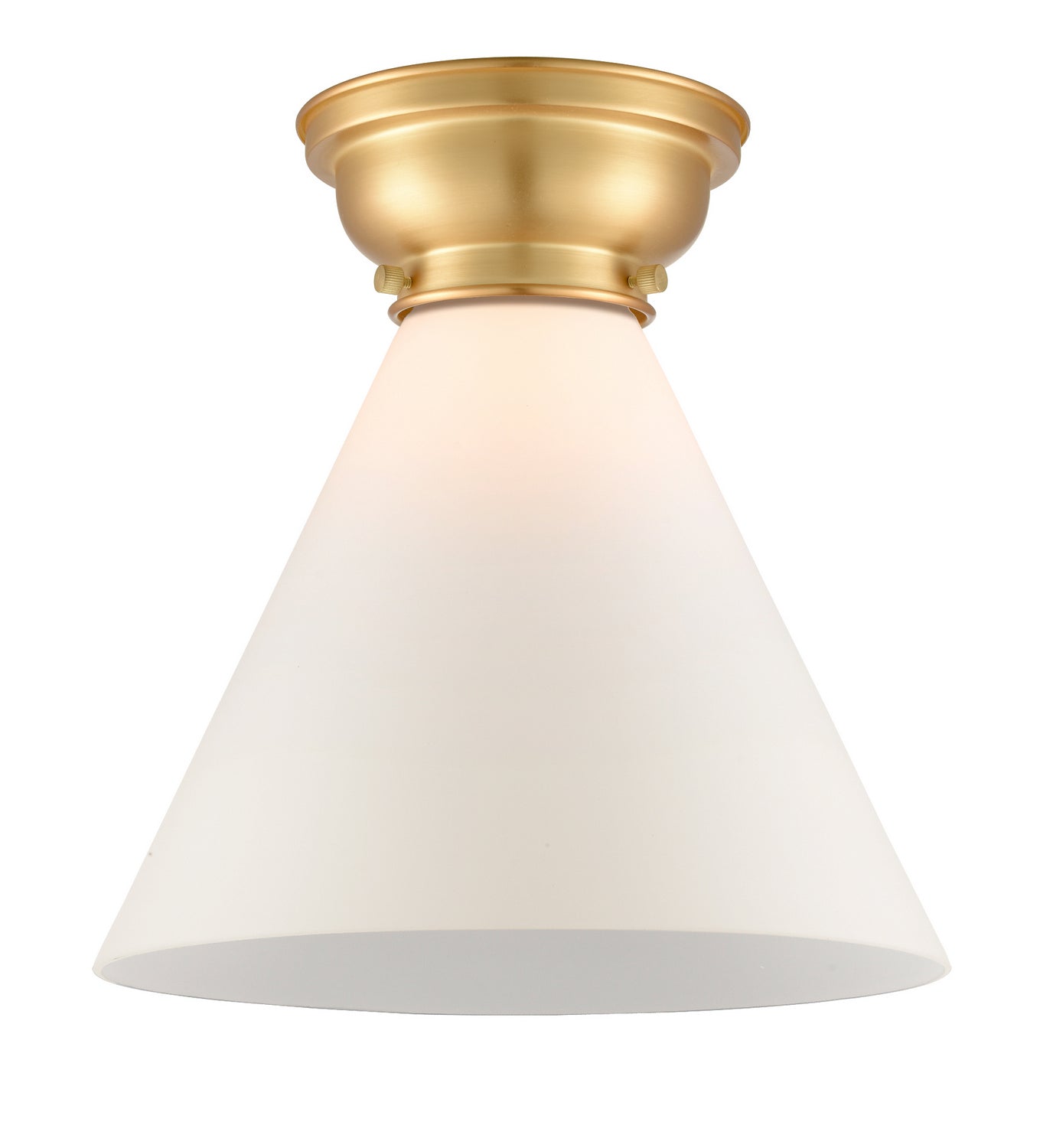 Innovations - 623-1F-SG-G41-L - One Light Flush Mount - Franklin Restoration - Satin Gold