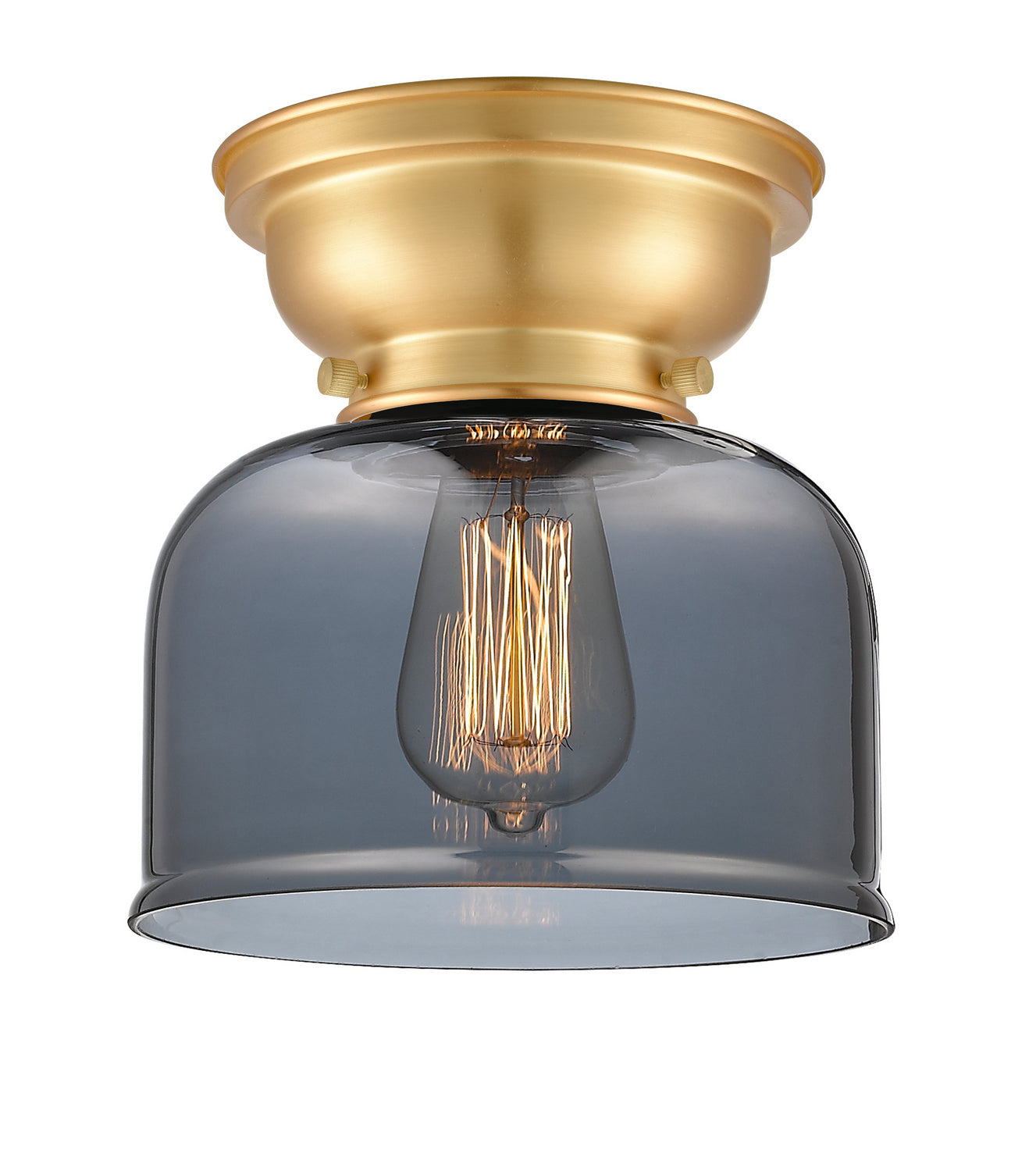 Innovations - 623-1F-SG-G73 - One Light Flush Mount - Franklin Restoration - Satin Gold