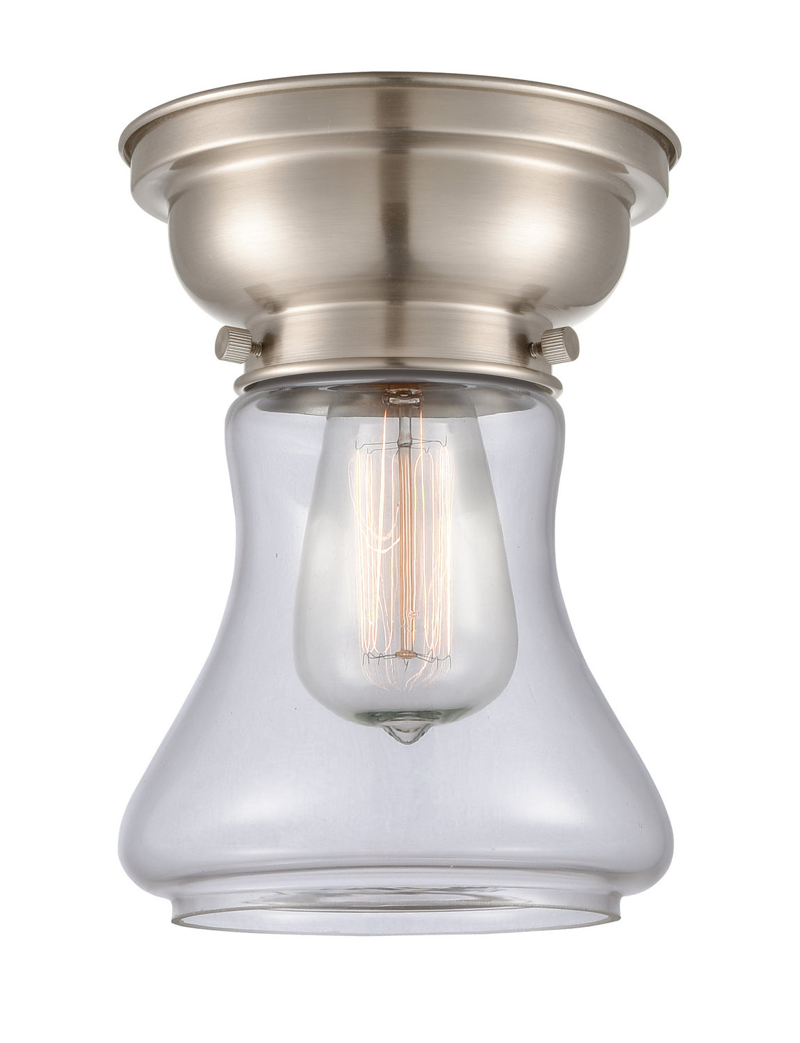 Innovations - 623-1F-SN-G192 - One Light Flush Mount - Franklin Restoration - Brushed Satin Nickel