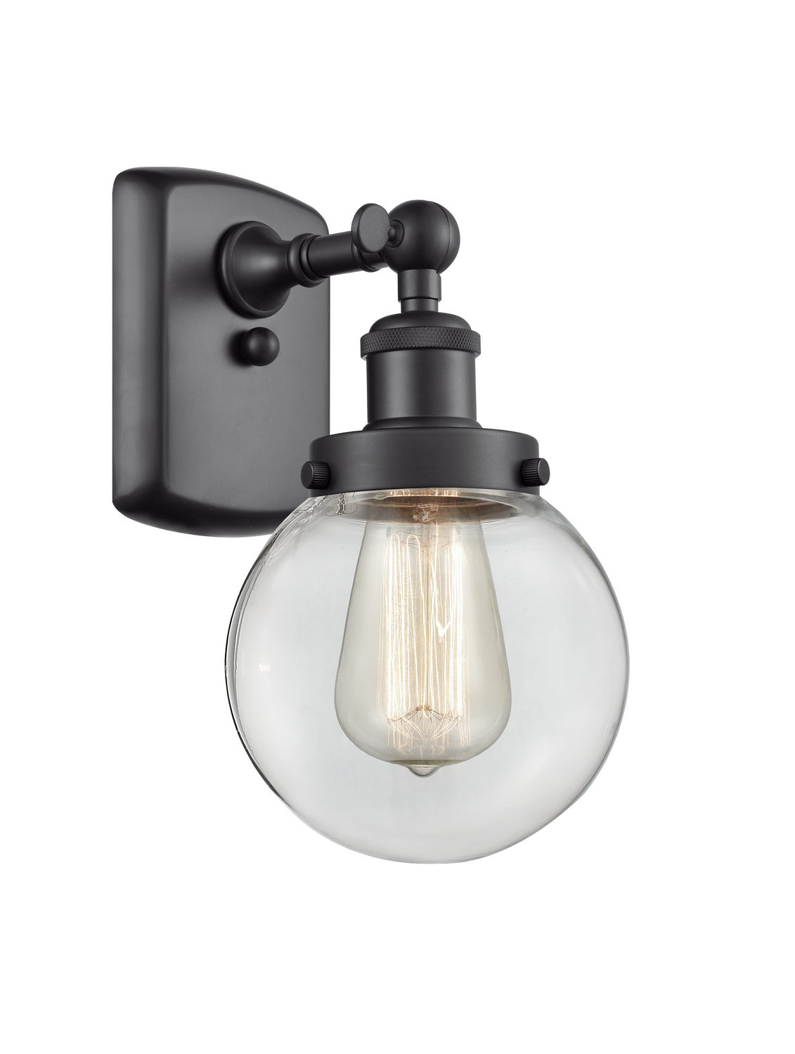 Innovations - 916-1W-BK-G202-6-LED - LED Wall Sconce - Ballston Urban - Matte Black