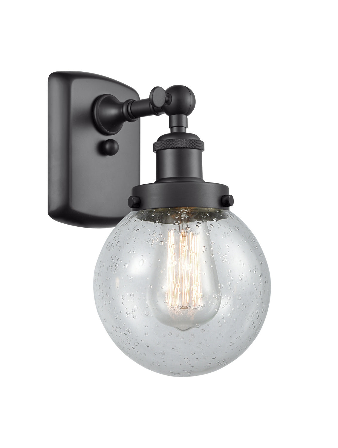 Innovations - 916-1W-BK-G204-6-LED - LED Wall Sconce - Ballston Urban - Matte Black