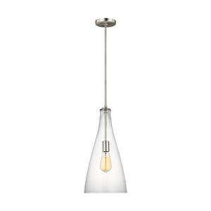 Visual Comfort Studio - 6537001EN7-962 - One Light Pendant - Arilda - Brushed Nickel