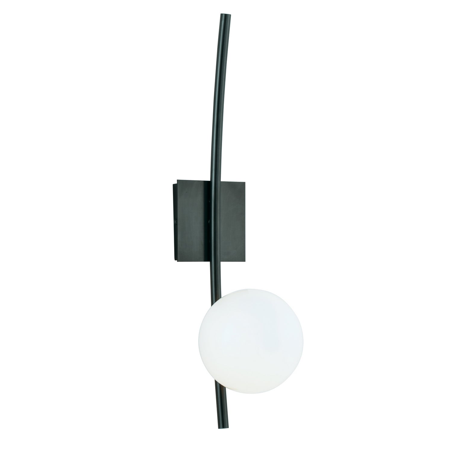 Norwell Lighting - 9681-ADB-OP - One Light Wall Sconce - Perch - Acid Dipped Black