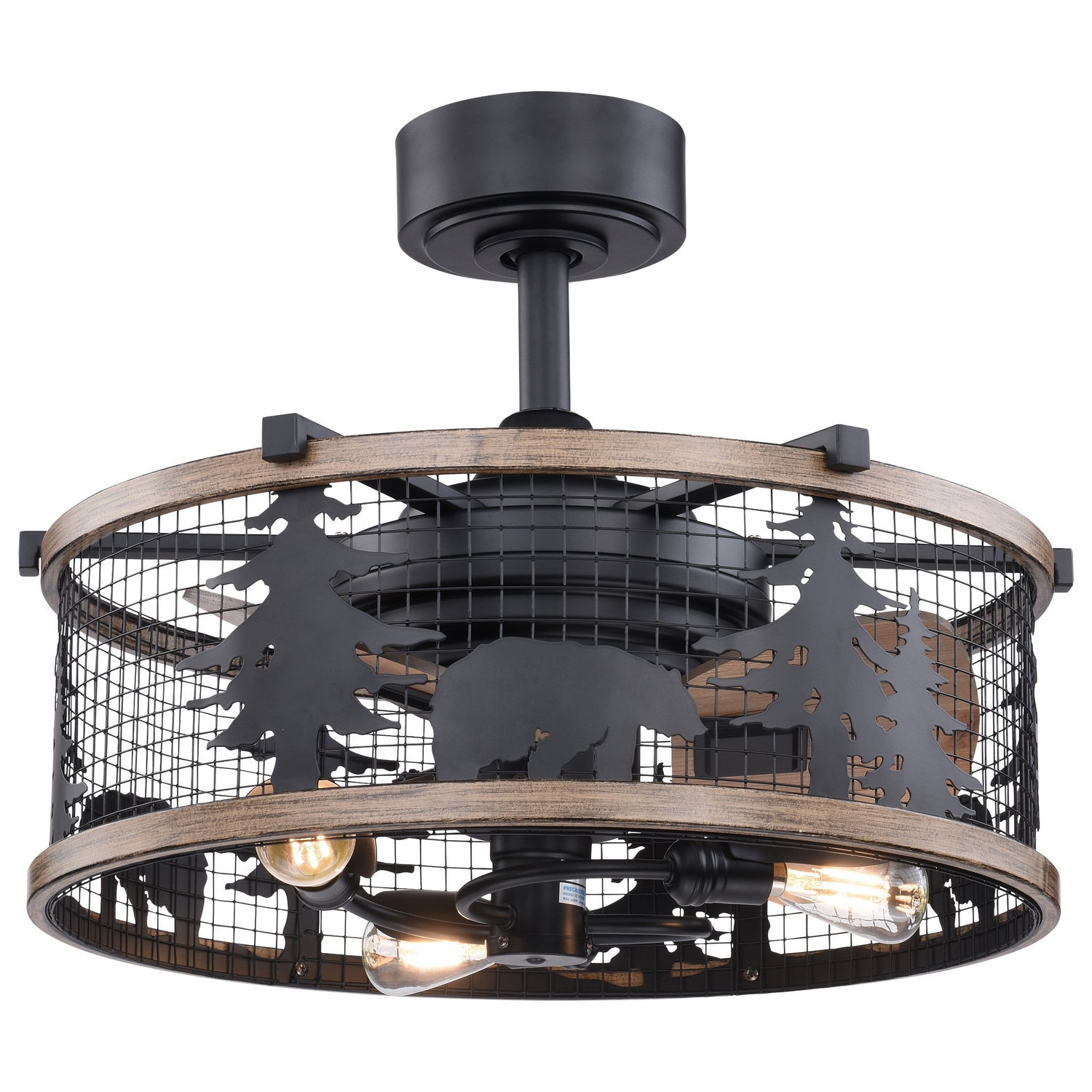 Vaxcel - F0068 - 21"Ceiling Fan - Kodiak - Oil Rubbed Bronze and Burnished Teak