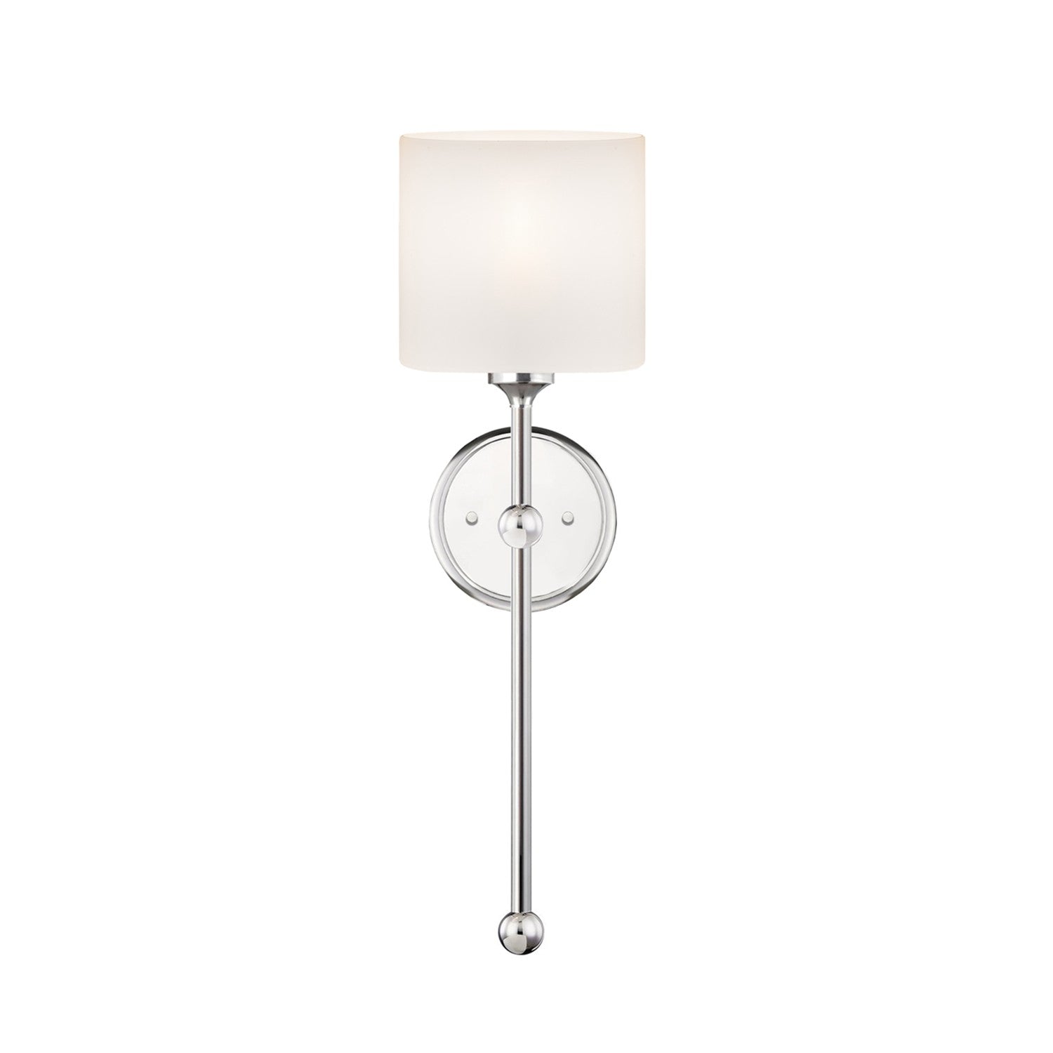 Justice Designs - FSN-4331-OPAL-CROM - One Light Wall Sconce - Fusion - Polished Chrome