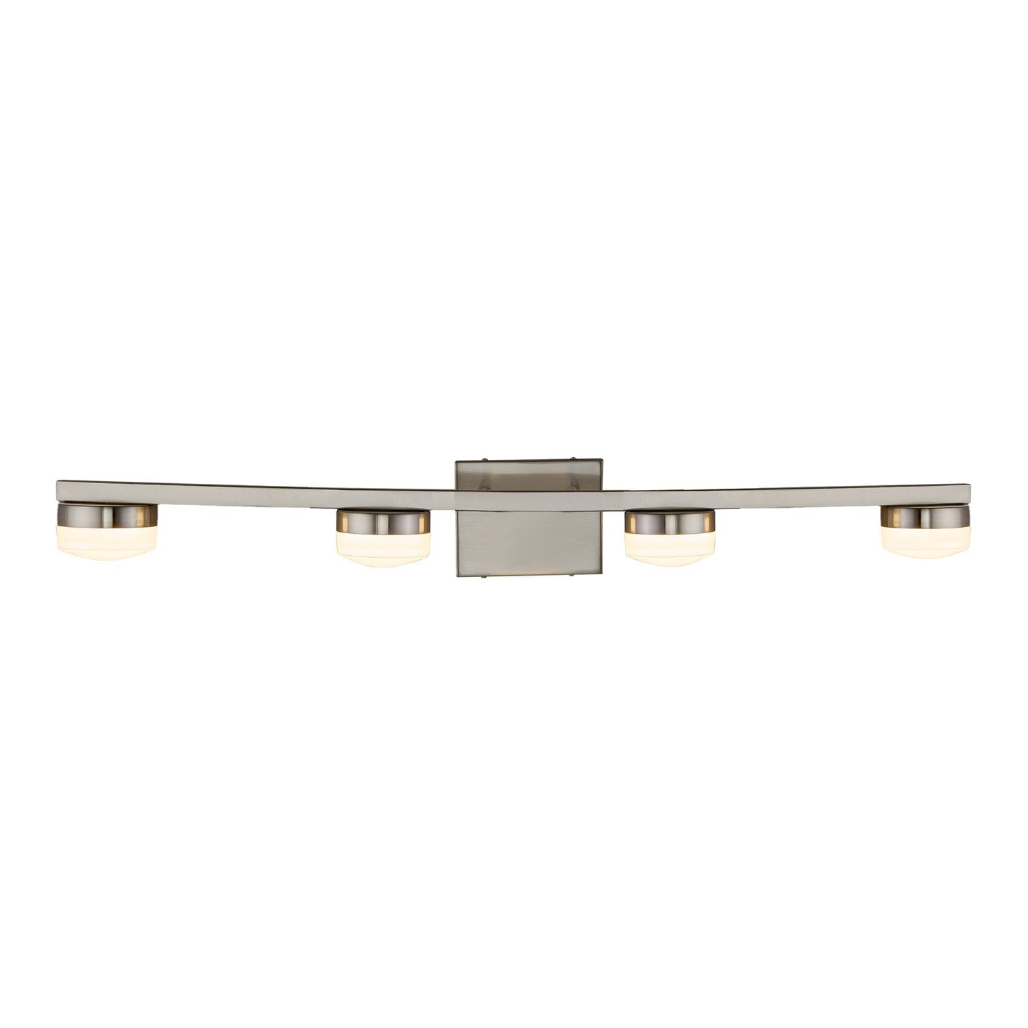 Justice Designs - FSN-8994-OPAL-NCKL - LED Bath Bar - Fusion - Brushed Nickel