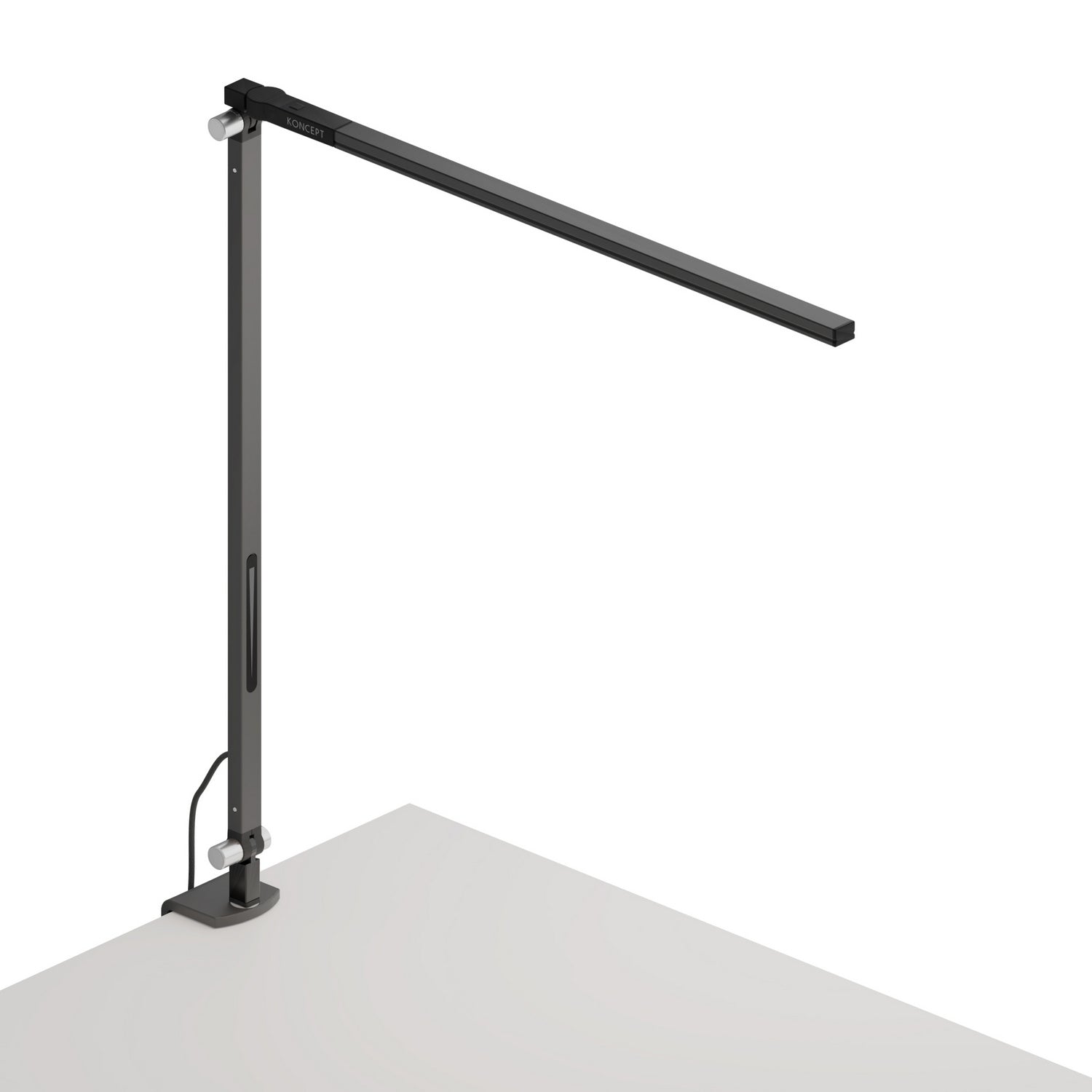 Koncept - AR1000-CD-MBK-CLP - LED Desk Lamp - Z-Bar - Metallic black