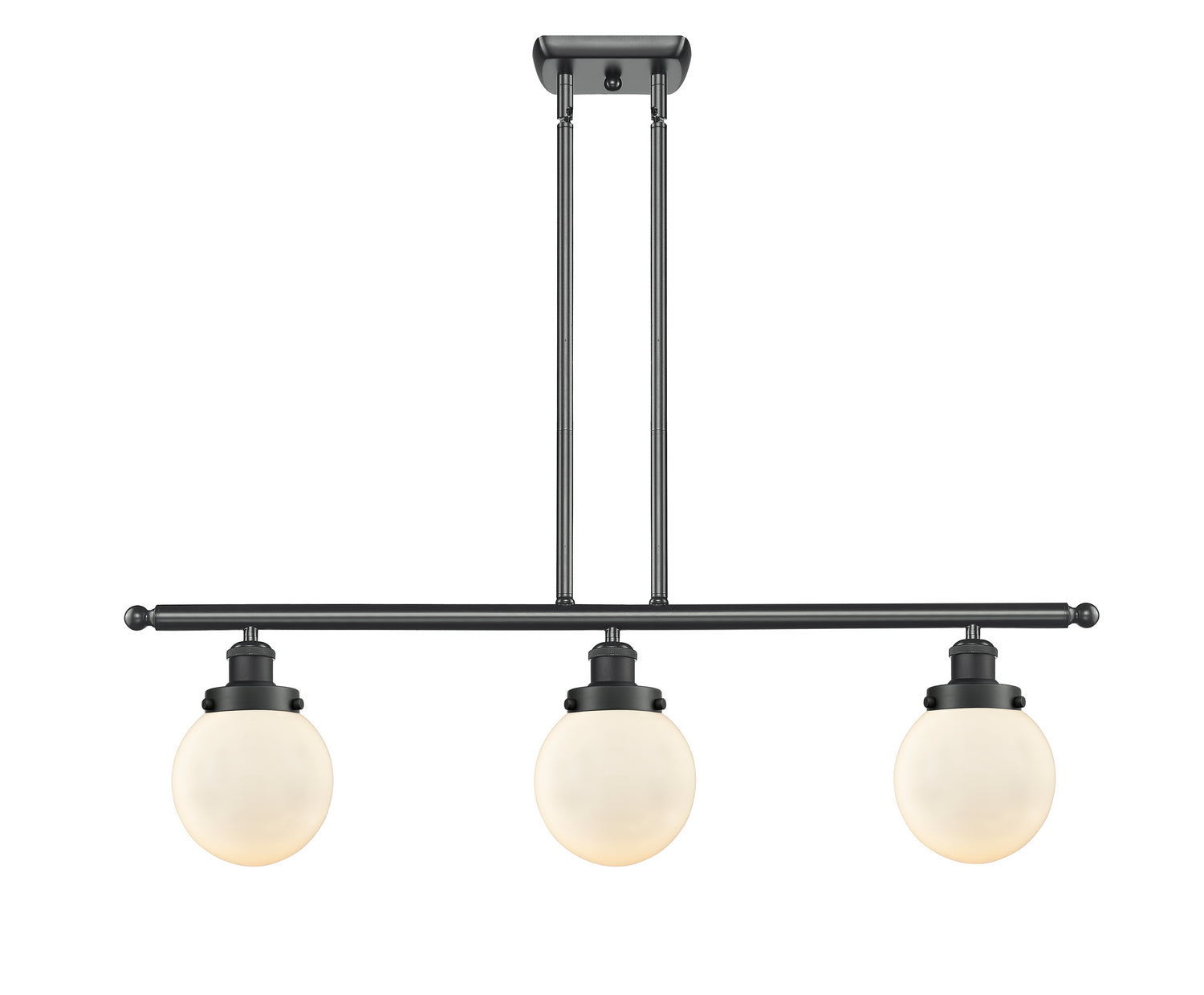 Innovations - 916-3I-BK-G201-6 - Three Light Island Pendant - Ballston Urban - Matte Black