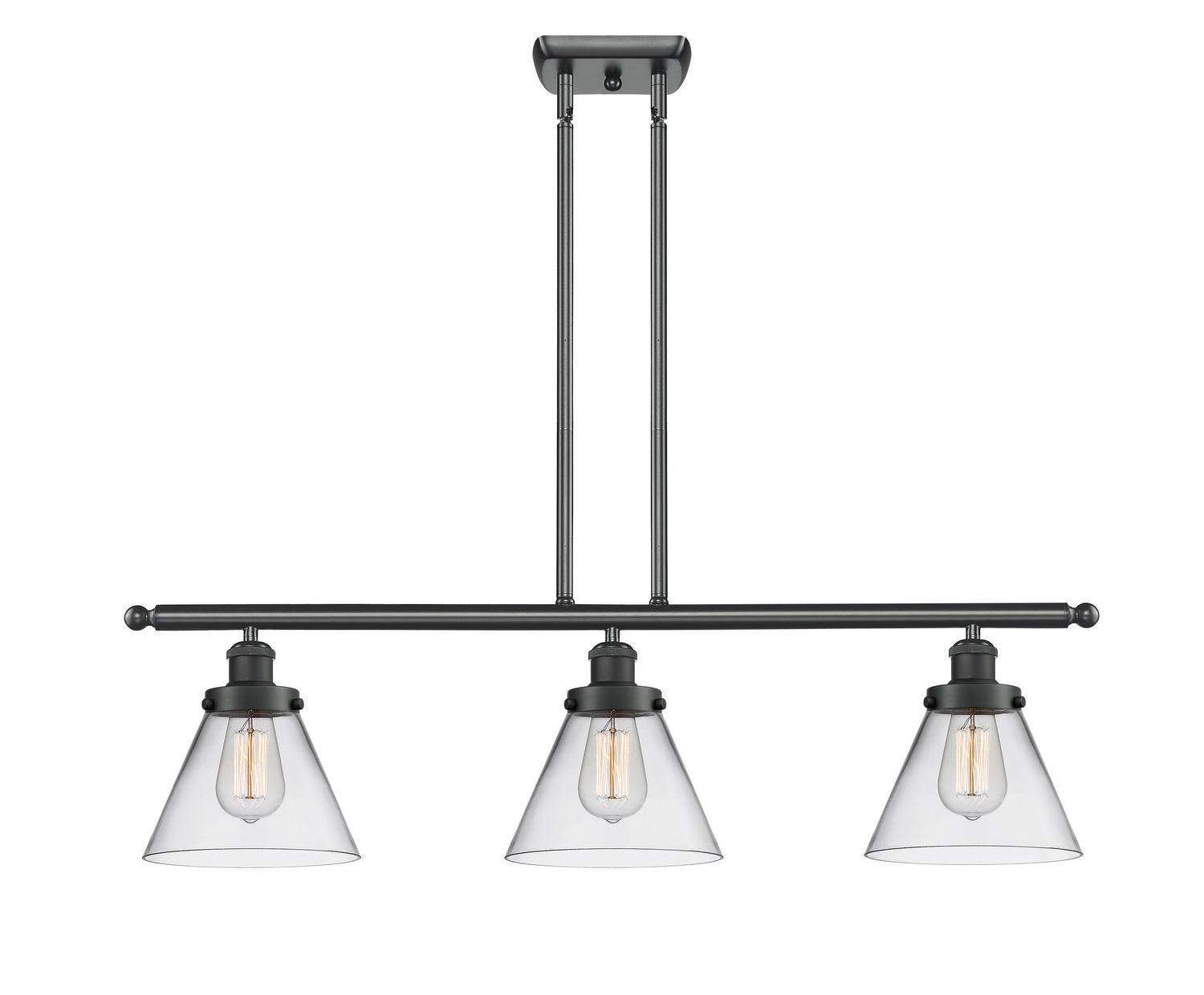 Innovations - 916-3I-BK-G42 - Three Light Island Pendant - Ballston Urban - Matte Black