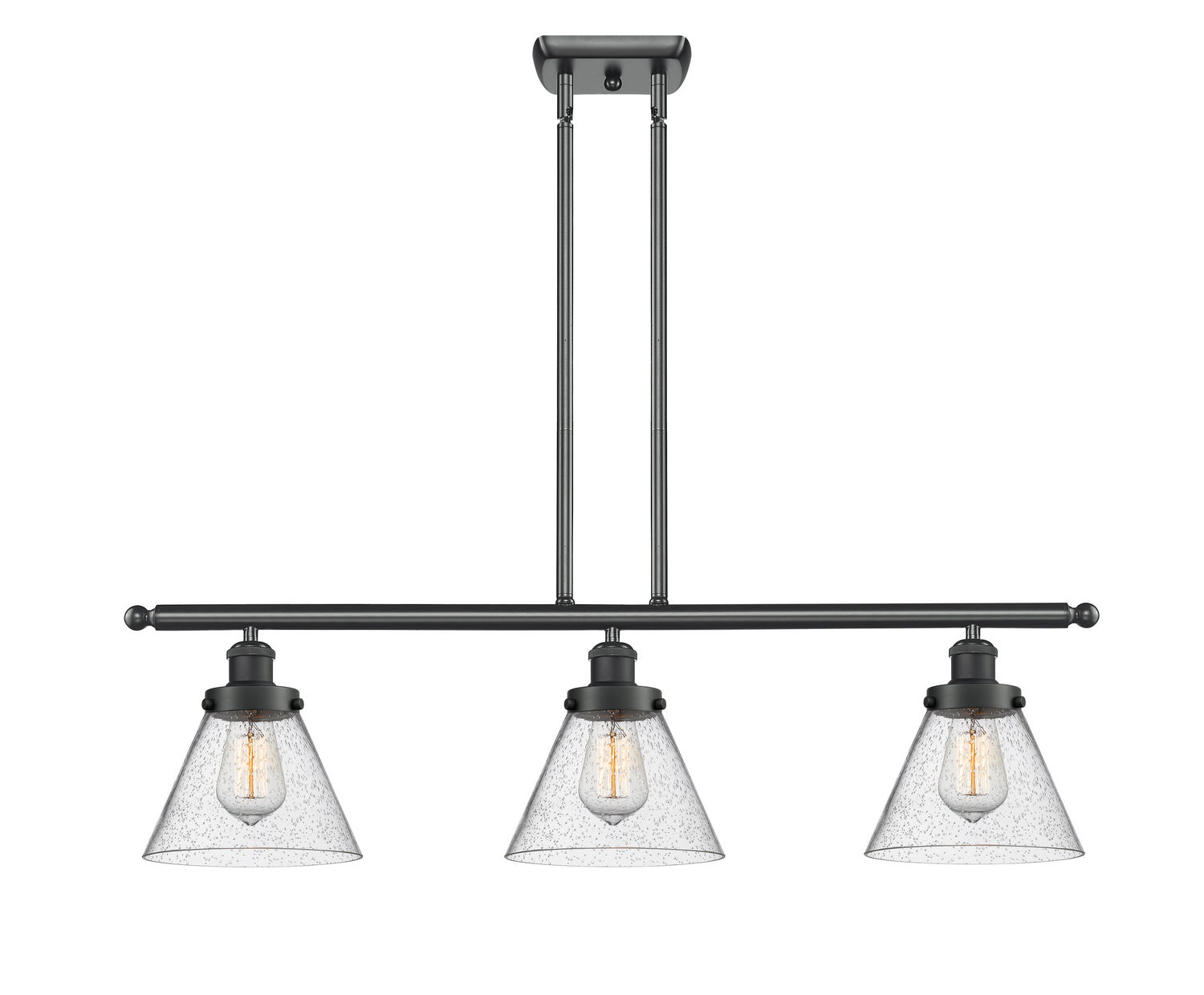 Innovations - 916-3I-BK-G44 - Three Light Island Pendant - Ballston Urban - Matte Black