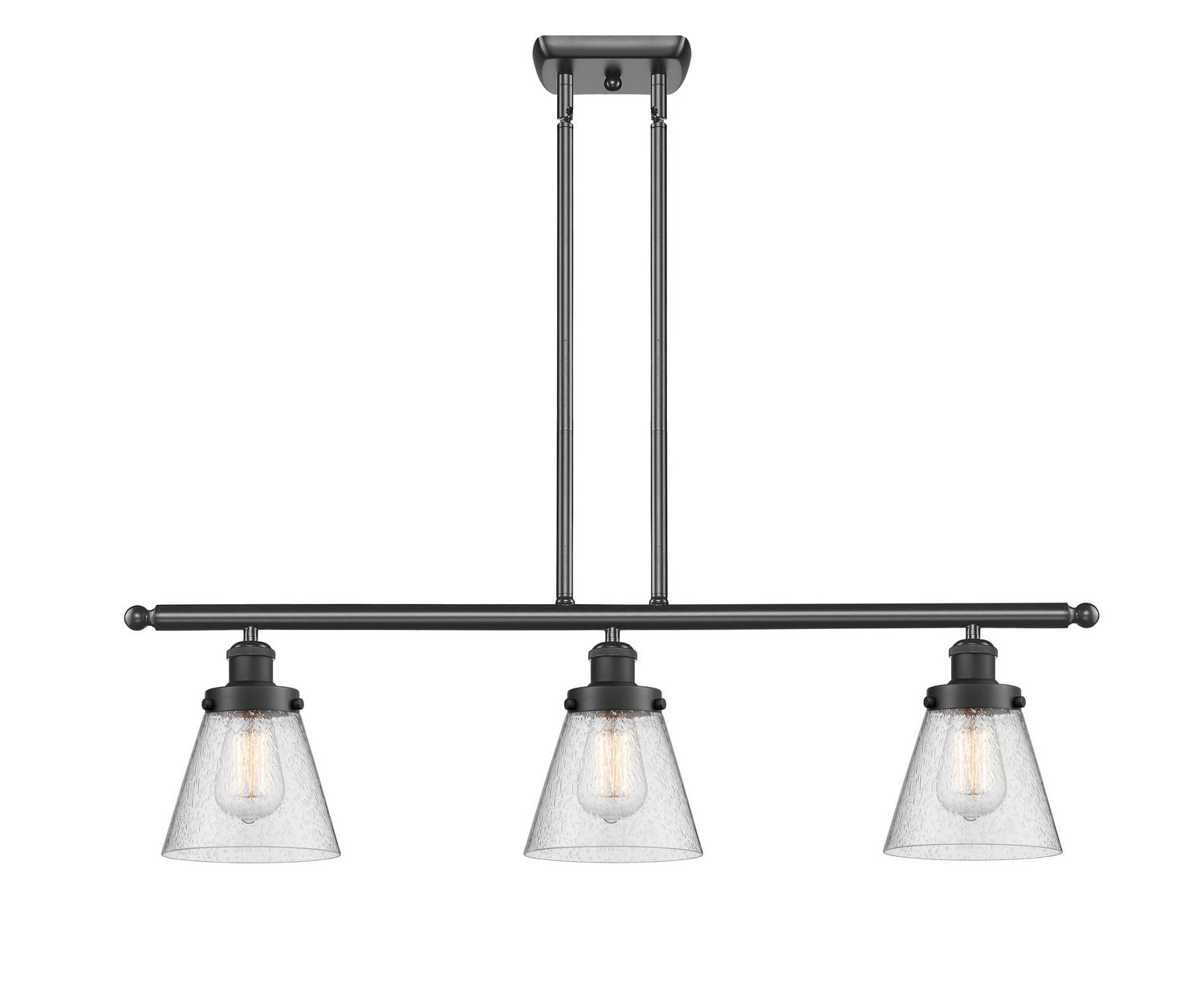 Innovations - 916-3I-BK-G64 - Three Light Island Pendant - Ballston Urban - Matte Black