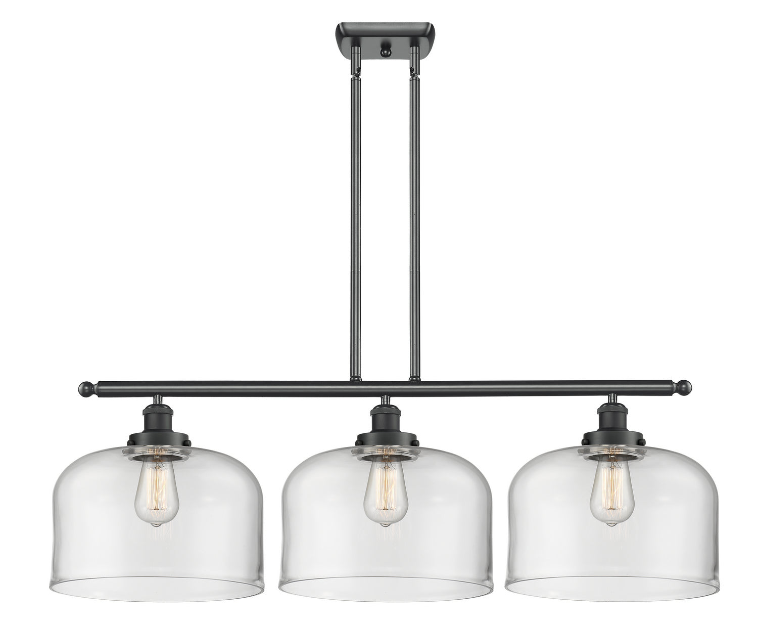 Innovations - 916-3I-BK-G72-L - Three Light Island Pendant - Ballston Urban - Matte Black