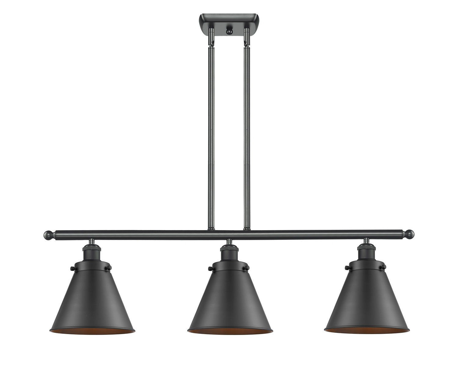 Innovations - 916-3I-BK-M13 - Three Light Island Pendant - Ballston Urban - Matte Black