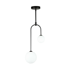 Artcraft - AC6652BK - LED Pendant - Comet - Semi Matte Black