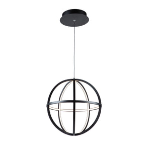 Artcraft - AC6661BK - LED Chandelier - Celestial - Matte Black