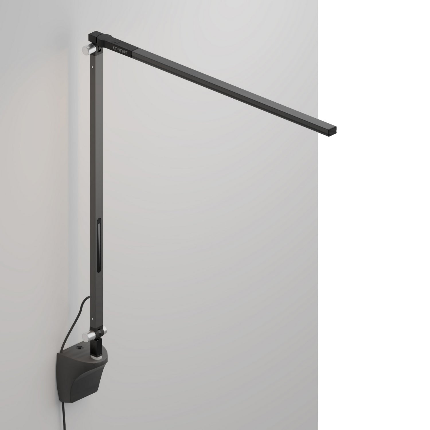 Koncept - AR1000-CD-MBK-WAL - LED Desk Lamp - Z-Bar - Metallic black