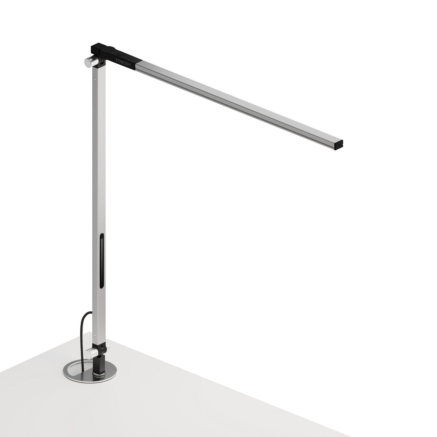 Koncept - AR1000-CD-SIL-GRM - LED Desk Lamp - Z-Bar - Silver