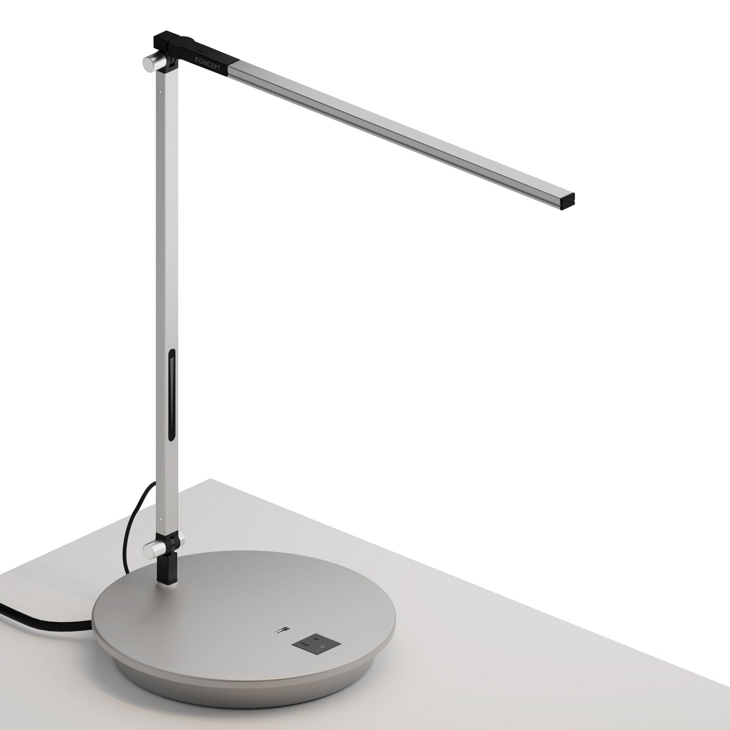 Koncept - AR1000-CD-SIL-PWD - LED Desk Lamp - Z-Bar - Silver