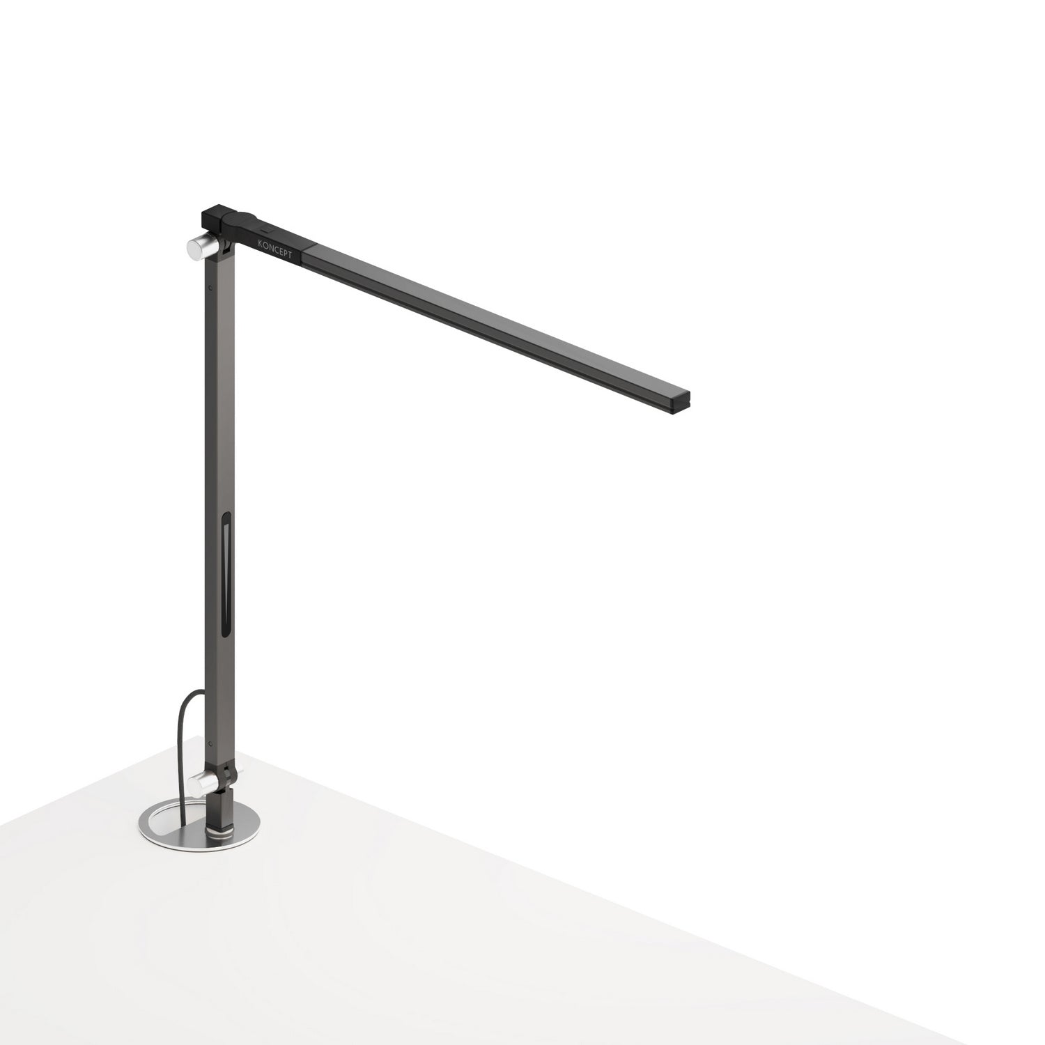 Koncept - AR1100-CD-MBK-GRM - LED Desk Lamp - Z-Bar - Metallic black