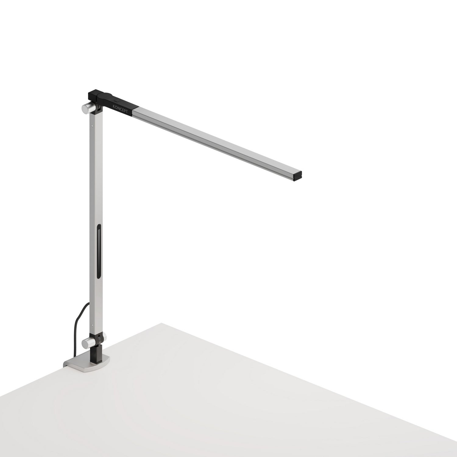 Koncept - AR1100-CD-SIL-CLP - LED Desk Lamp - Z-Bar - Silver