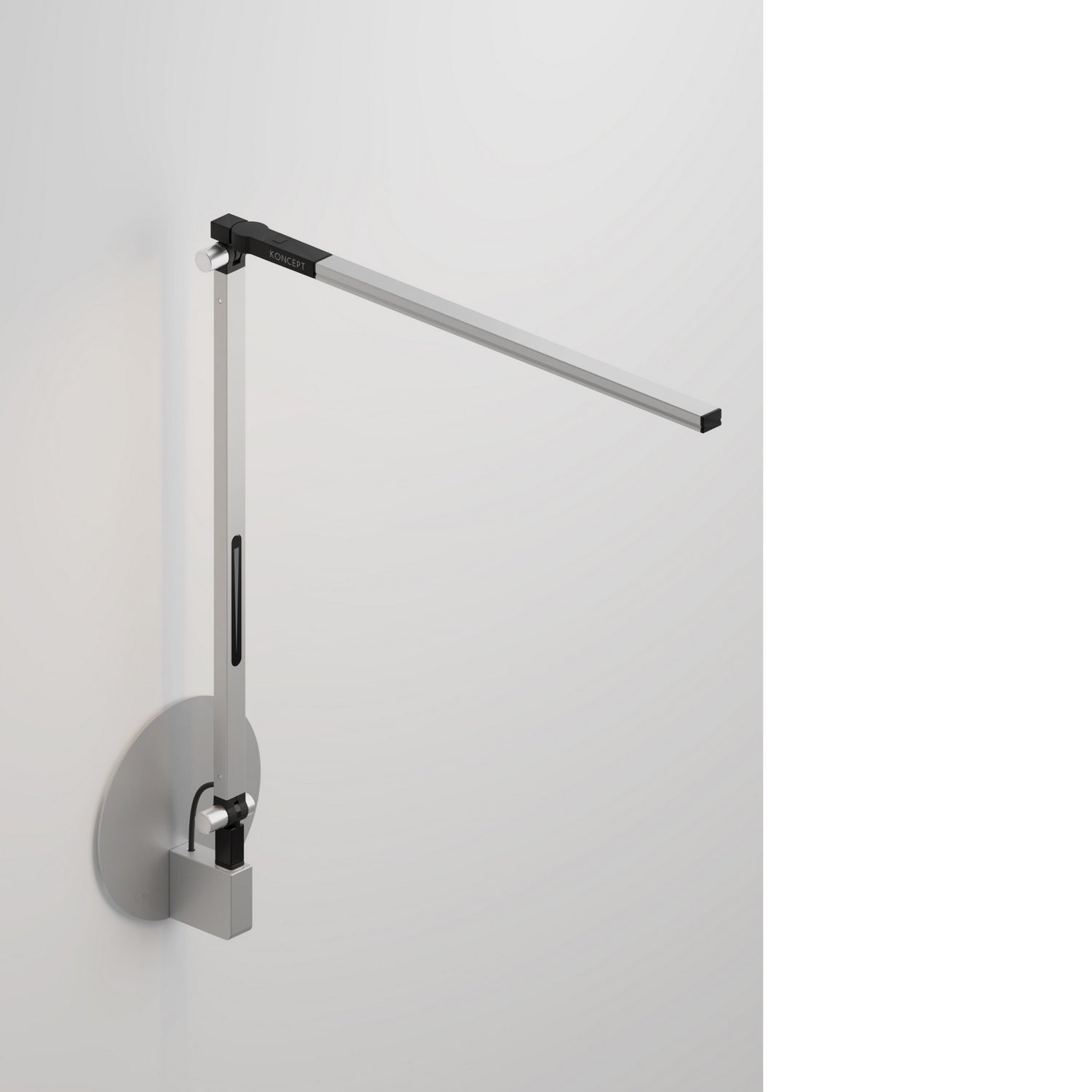 Koncept - AR1100-CD-SIL-HWS - LED Desk Lamp - Z-Bar - Silver