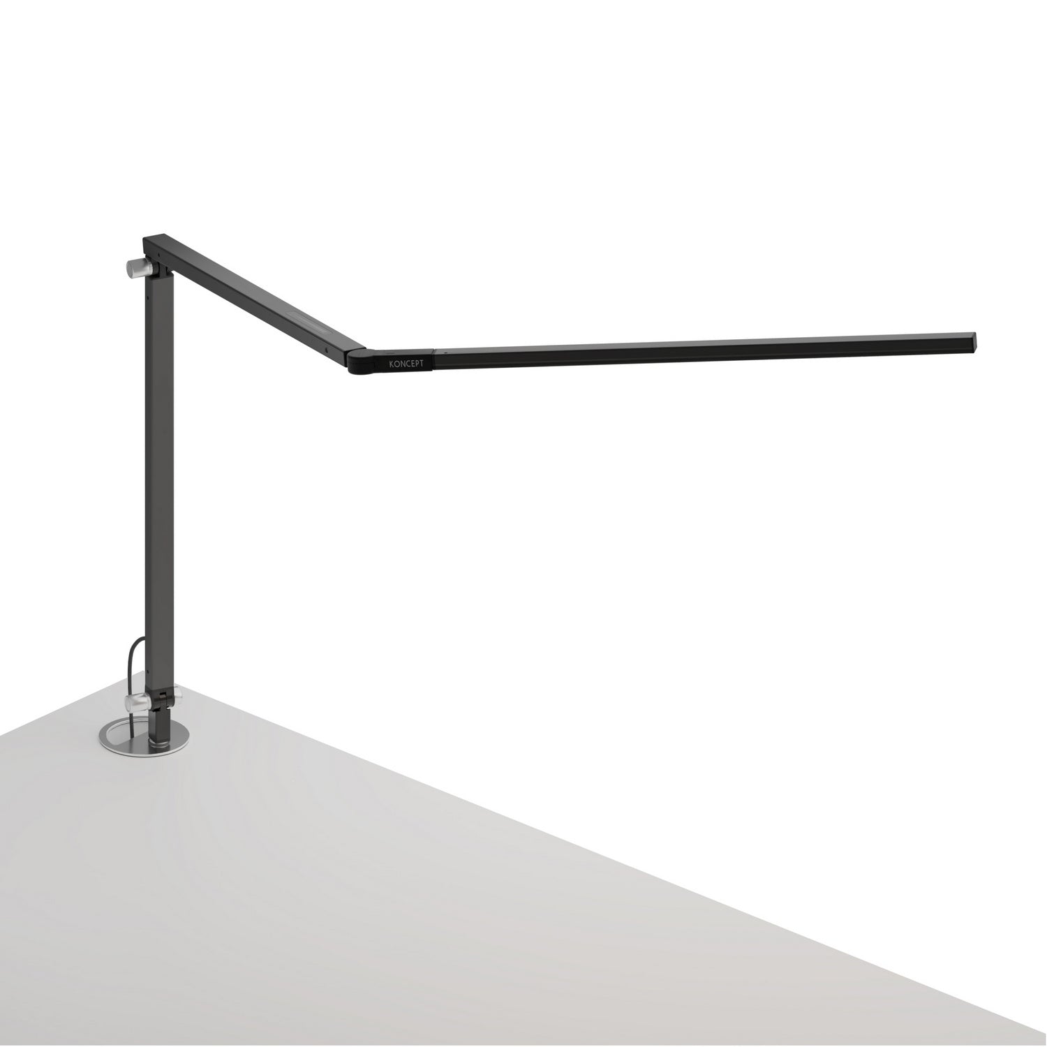 Koncept - AR3000-CD-MBK-GRM - LED Desk Lamp - Z-Bar - Metallic black