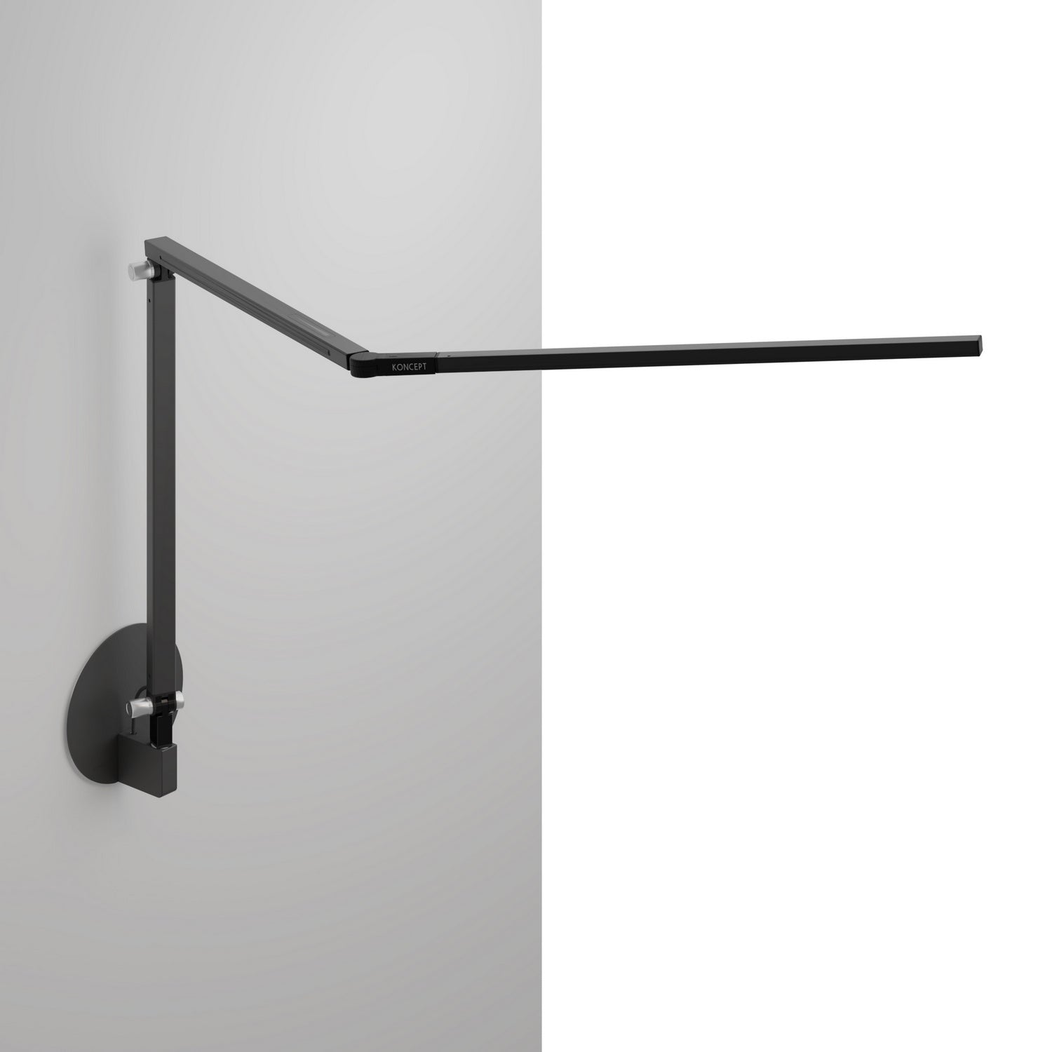 Koncept - AR3000-CD-MBK-HWS - LED Desk Lamp - Z-Bar - Metallic black