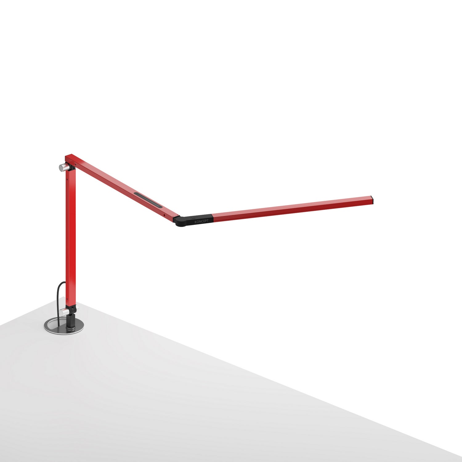 Koncept - AR3100-WD-RED-GRM - LED Desk Lamp - Z-Bar - Red