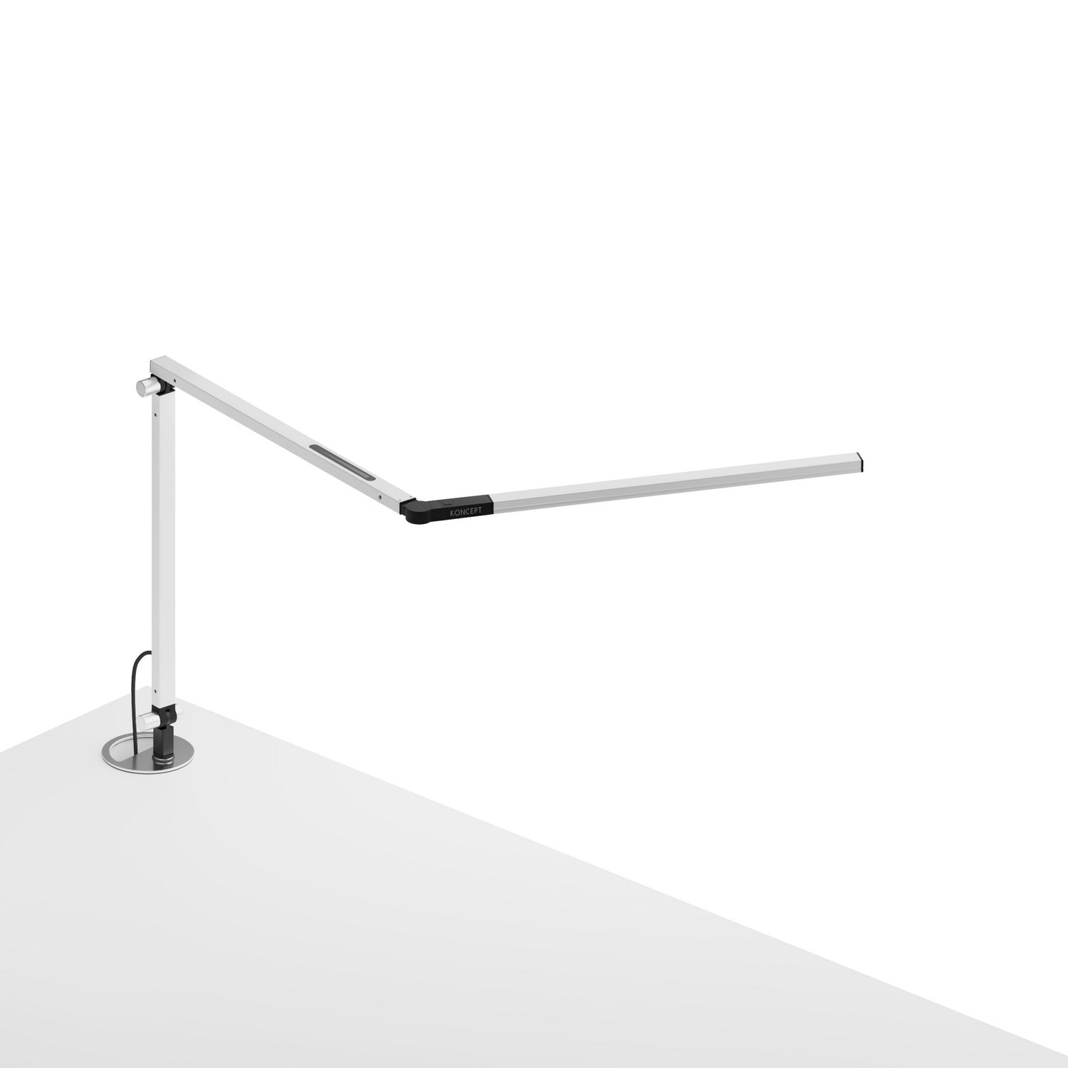 Koncept - AR3100-WD-WHT-GRM - LED Desk Lamp - Z-Bar - White