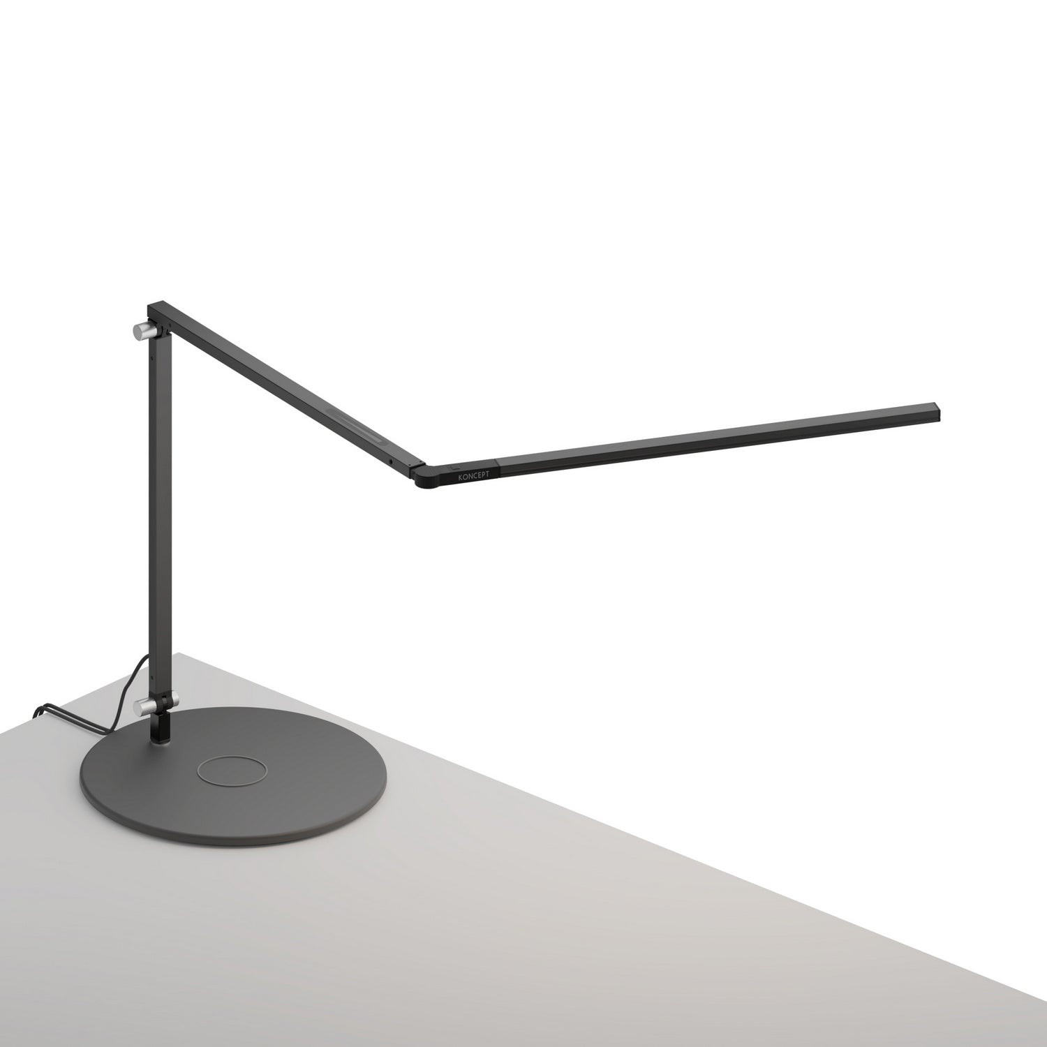 Koncept - AR3200-CD-MBK-QCB - LED Desk Lamp - Z-Bar - Metallic black