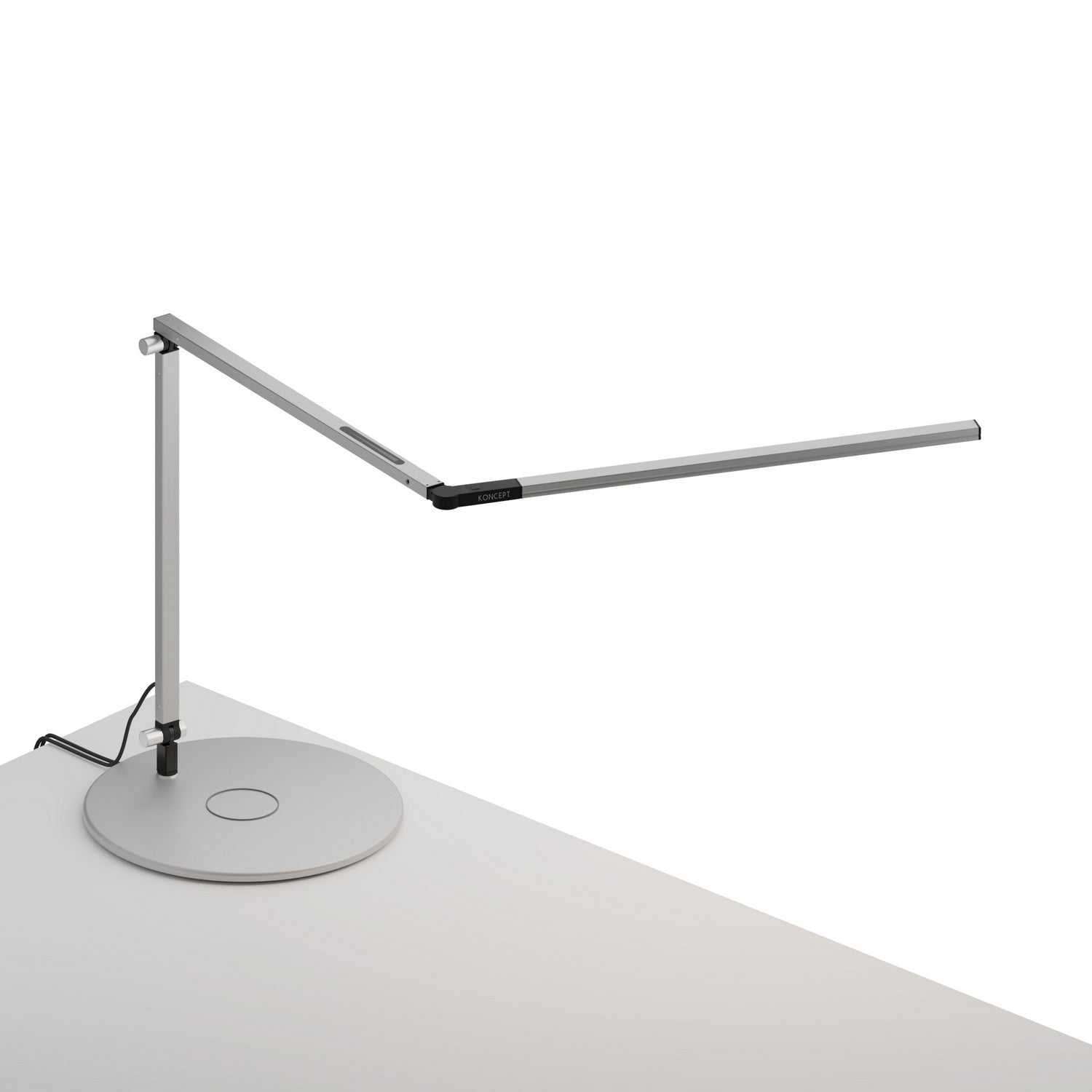 Koncept - AR3200-CD-SIL-QCB - LED Desk Lamp - Z-Bar - Silver