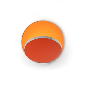 Koncept - GRW-S-CRM-MOR-HW - LED Wall Sconce - Gravy - Chrome, Matte Orange