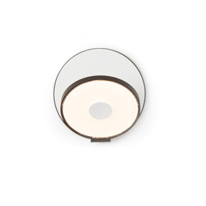 Koncept - GRW-S-MBK-MWT-HW - LED Wall Sconce - Gravy - Metallic Black, Matte White