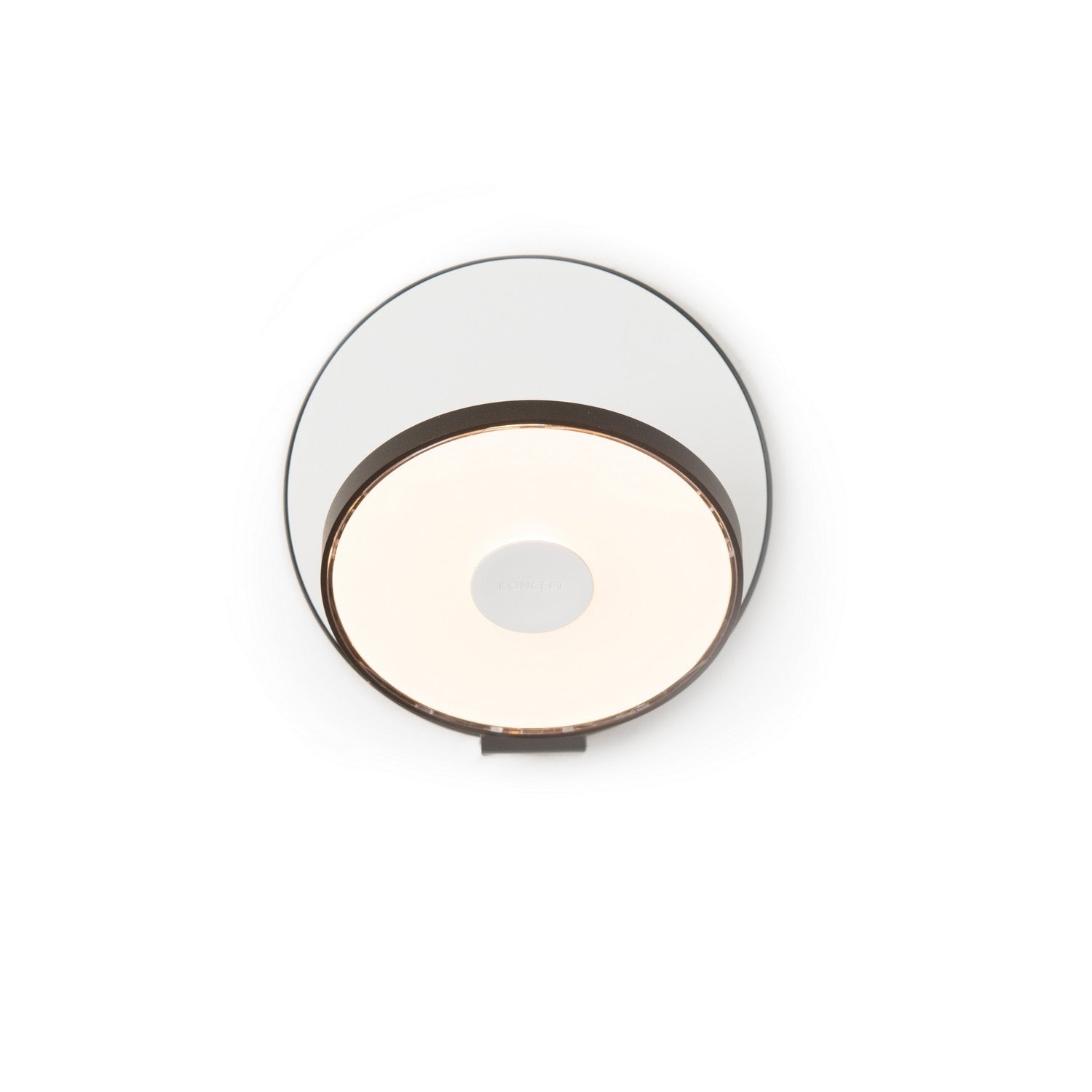 Koncept - GRW-S-MBK-MWT-PI - LED Wall Sconce - Gravy - Metallic Black, Matte White