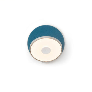 Koncept - GRW-S-SIL-AZF-HW - LED Wall Sconce - Gravy - Silver, Azure Felt