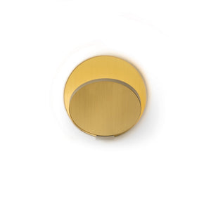 Koncept - GRW-S-SIL-BRS-HW - LED Wall Sconce - Gravy - Silver, Brushed Brass