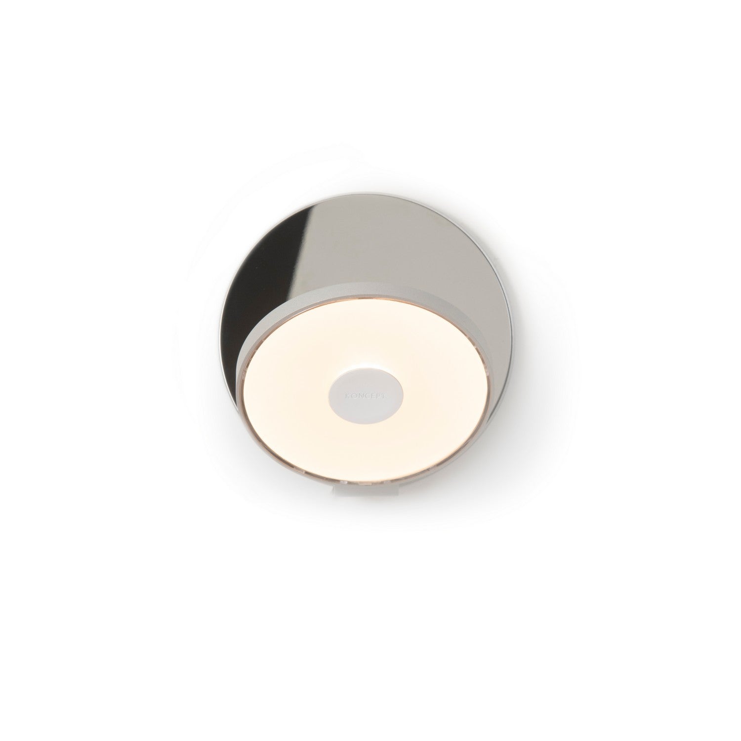 Koncept - GRW-S-SIL-CRM-PI - LED Wall Sconce - Gravy - Silver, Chrome