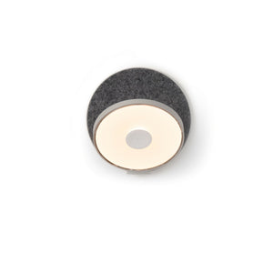 Koncept - GRW-S-SIL-OXF-PI - LED Wall Sconce - Gravy - Silver, Oxford Felt