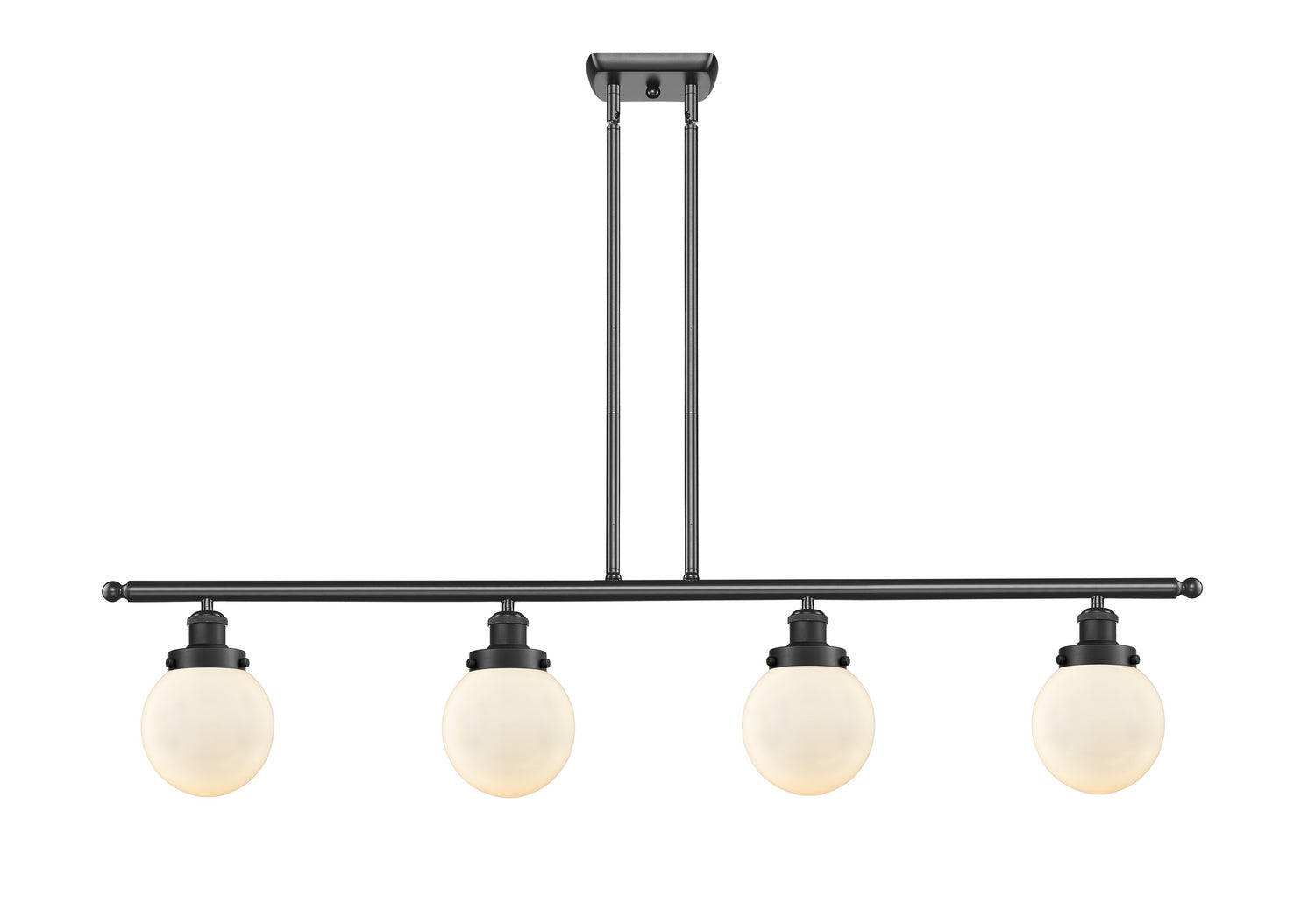 Innovations - 916-4I-BK-G201-6 - Four Light Island Pendant - Ballston Urban - Matte Black