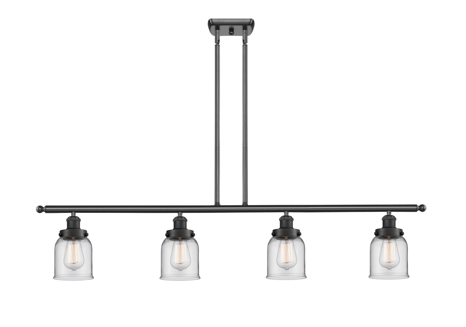 Innovations - 916-4I-BK-G52 - Four Light Island Pendant - Ballston Urban - Matte Black