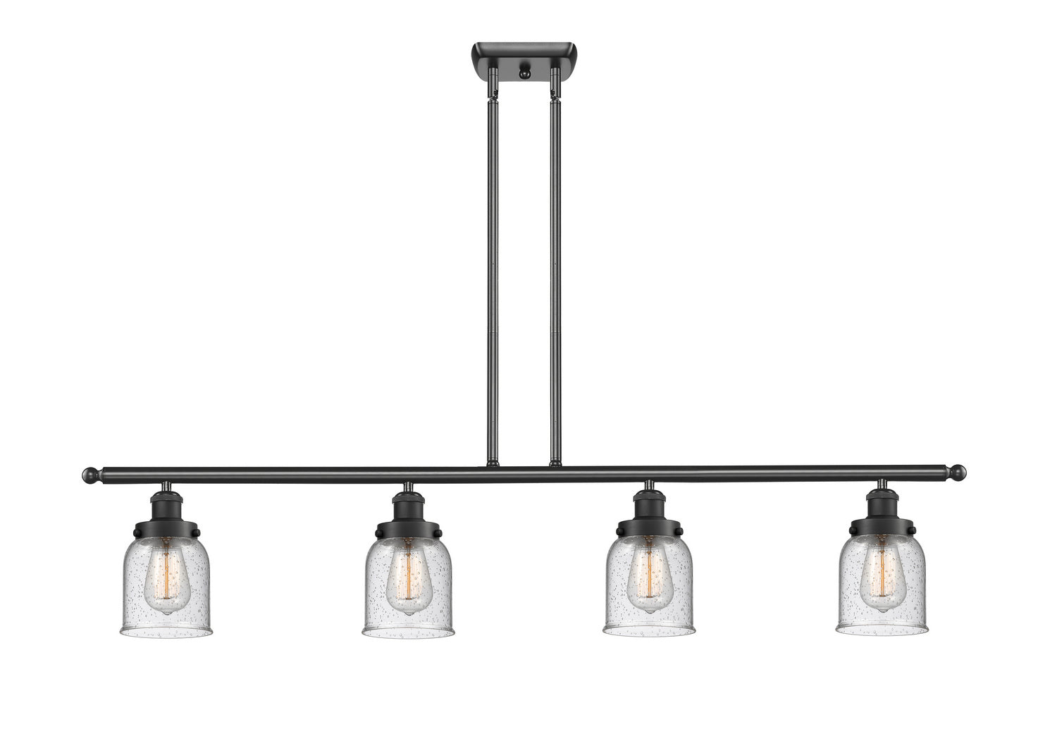 Innovations - 916-4I-BK-G54 - Four Light Island Pendant - Ballston Urban - Matte Black