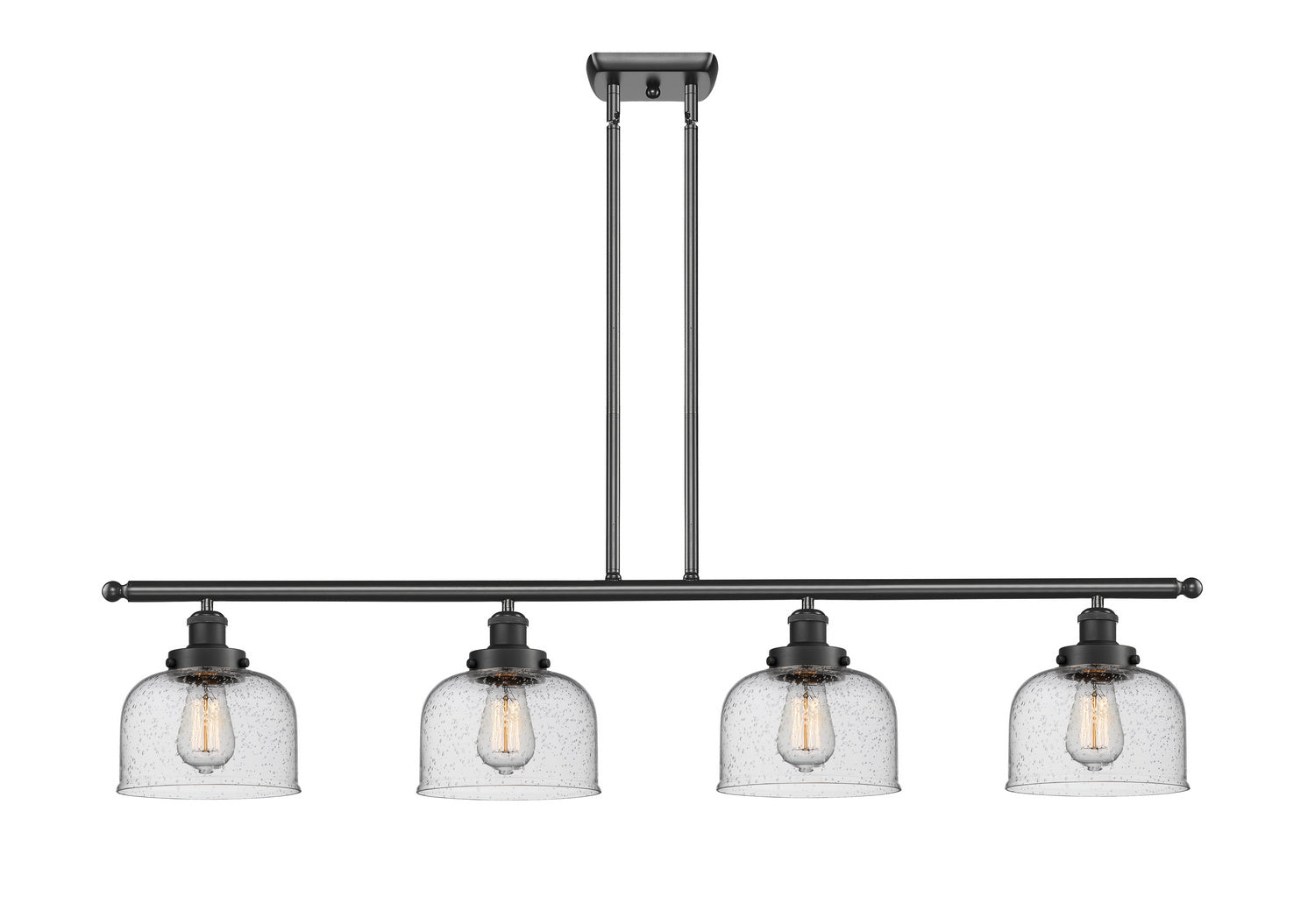 Innovations - 916-4I-BK-G74 - Four Light Island Pendant - Ballston Urban - Matte Black