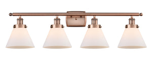 Innovations - 916-4W-AC-G41 - Four Light Bath Vanity - Ballston Urban - Antique Copper